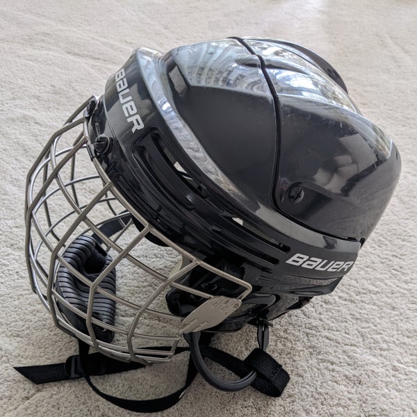 Bauer Prodigy Adult Hockey Helmet With Cage (Used) - Medium - Model BHH3500