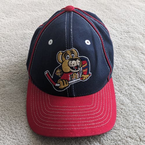 Florida Panthers Vintage "Stanley" Mascot Cap - Blue/Navy - Used - One Size Fits All Hat