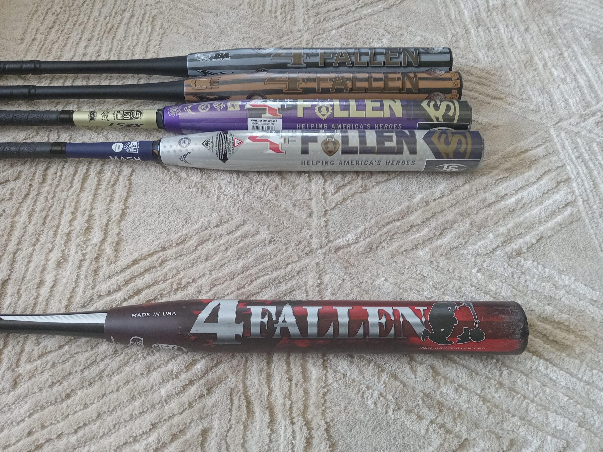 Used 2014 Miken Composite 4 The Fallen Bat (-8) 26 oz 34"
