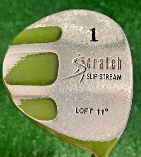 SCRATCH Golf Driver Slip Stream 11 Degrees RH Regular Low Kick Graphite 45.5 In.