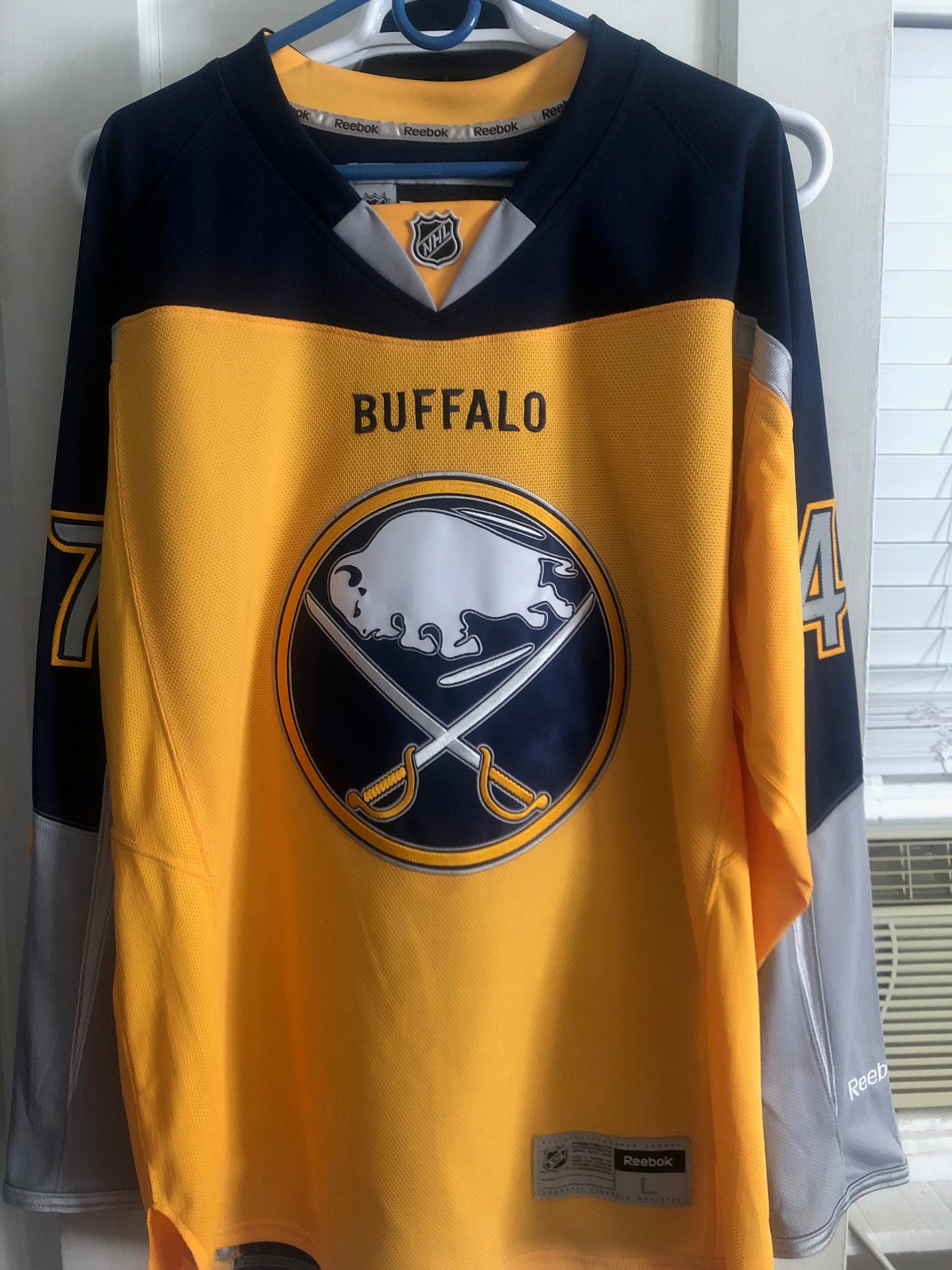 Buffalo Sabres Fanatics Branded Alternate Premier Breakaway Blank
