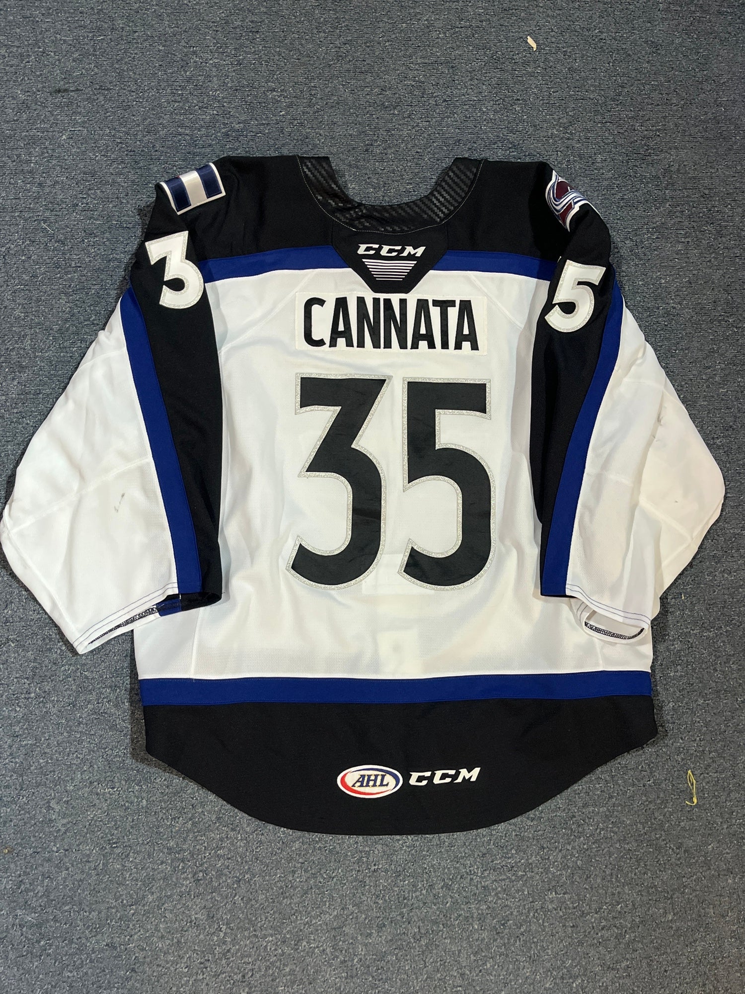 Game Used CCM Colorado Eagles Game Jerseys Blue, White & Black Multiple  Sizes