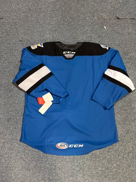 Game Used CCM Colorado Eagles Game Jerseys Blue, White