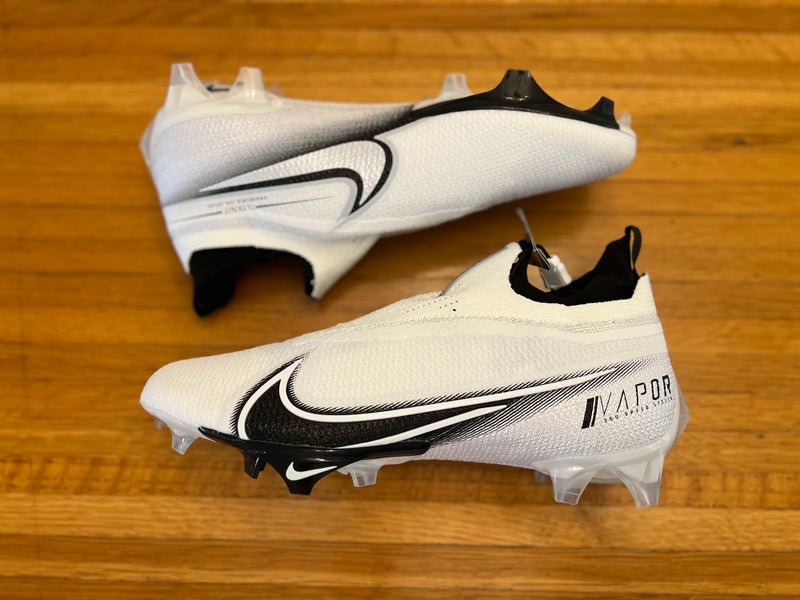 Size 10 Nike Vapor Edge ELITE 360 P Football Cleats White Black CV6282-108  RARE