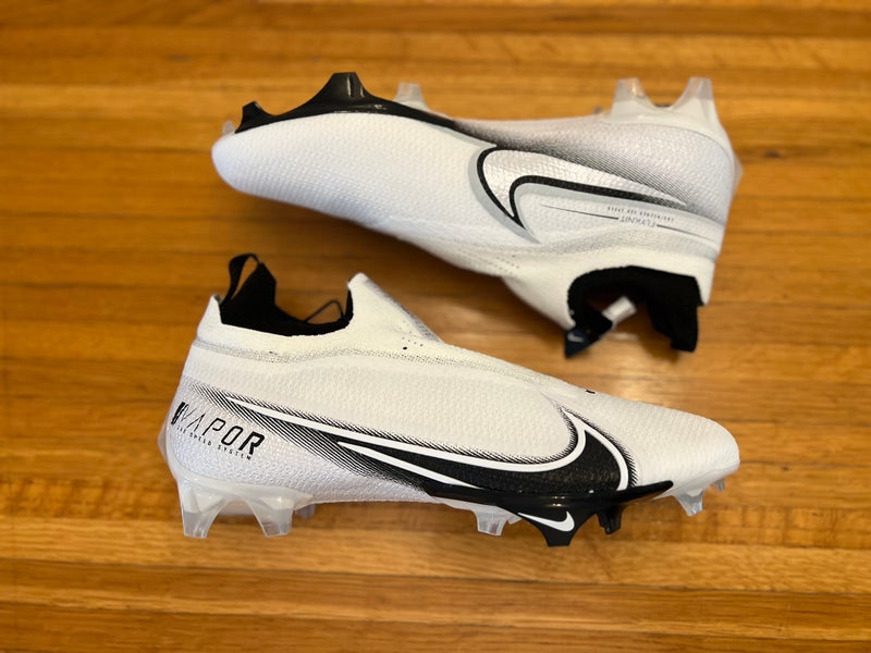 Nike Vapor Edge 360 Elite Football Cleats White Black Men's Size 15  CV6282-108