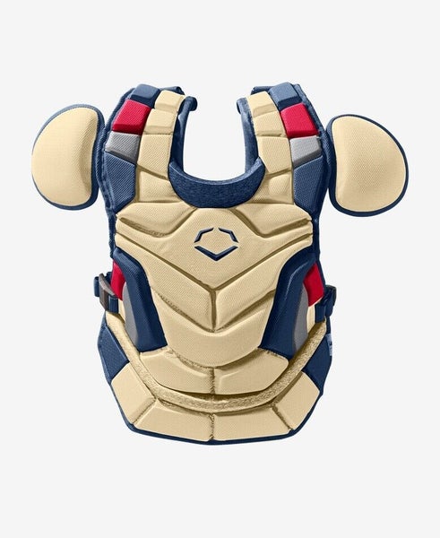 Evoshield Pro-SRZ Adult 16+ Baseball Catchers Gear Set USA - Sand Red Navy  Blue | SidelineSwap