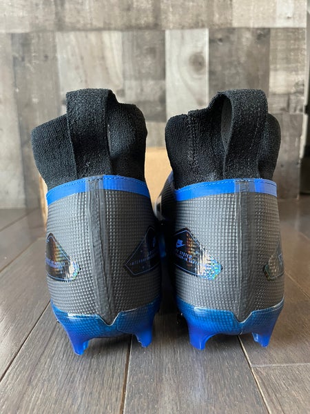Nike Alpha Menace Elite 3 Black Royal Blue Football Cleats  display picture 1