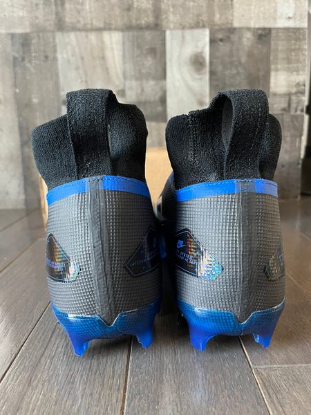 Nike Alpha Menace Elite 3 Black Royal Blue Football Cleats  display picture 2