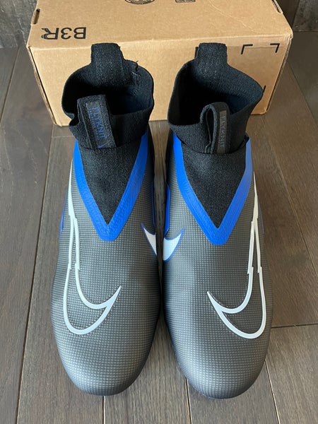 Nike Alpha Menace Elite 3 Black Royal Blue Football Cleats  display picture 2