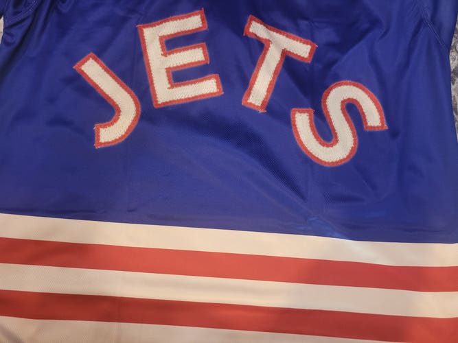 3rd Line Hockey New XL Adult Unisex Jets Jersey #9 Retro Hockey CUSTOM UNIQUE
