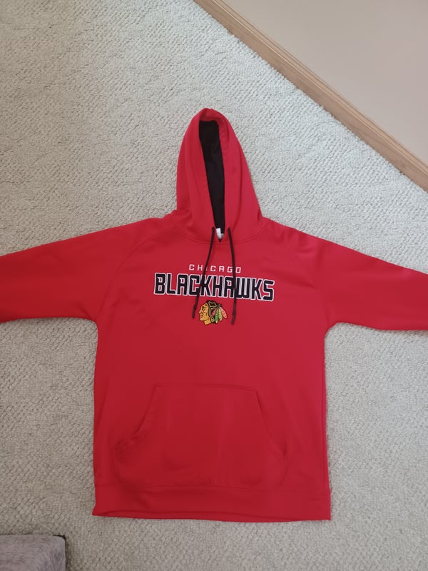 Old School Chicago Blackhawks Hoodie Sweatshirt ZipUp NHL Women’s Size  Small dc7