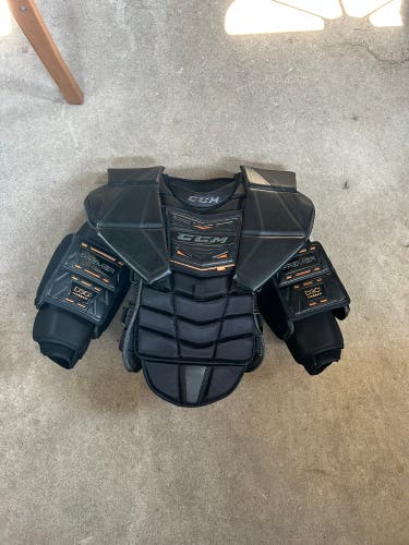 Used Large CCM Premier Pro Goalie Chest Protector