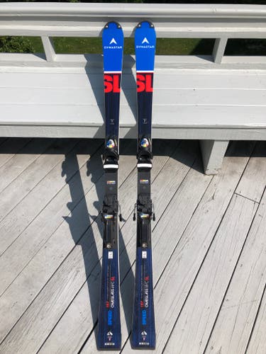 Used 2023 Dynastar 157cm Racing Speed WC FIS SL Skis with Bindings Max Din 18