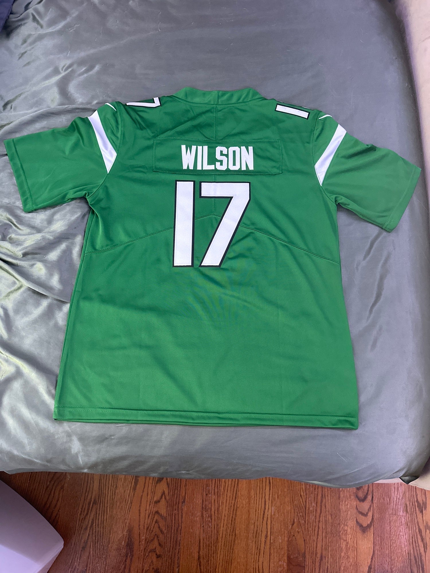 Garrett Wilson Jersey #17 New York Jets Throwback Men's M