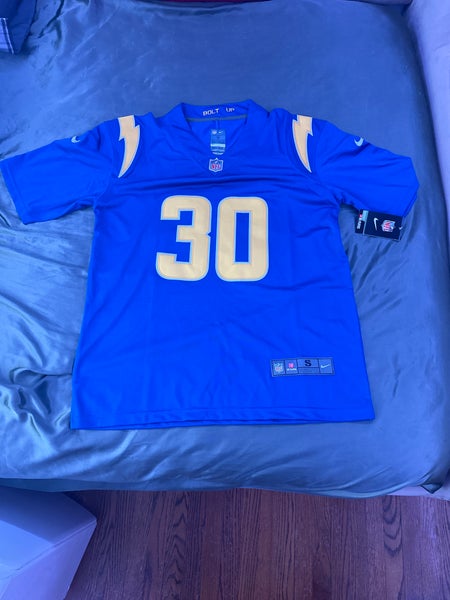 LOS ANGELES CHARGERS AUSTIN EKELER #30 MENS SMALL JERSEY (NEW WITH