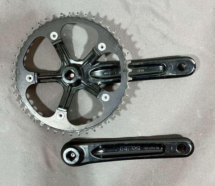 FSA Full Speed Ahead Vero Black Aluminum 170mm Crankset 46-Tooth