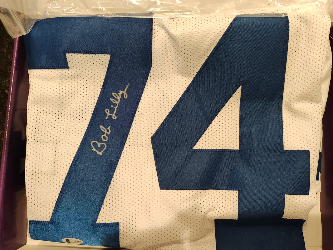 Bob Lilly Autographed Jersey