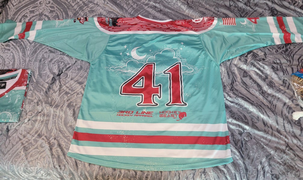 3rd Line Hockey New XL Adult Unisex Flyers Jersey #16 Retro Hockey CUSTOM  UNIQUE