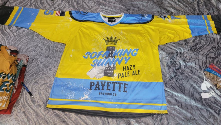 Yellow New Adult Unisex SOFA KING SUNNY XXXL #75 CRAFT BEER 3RD LINE CUSTOM UNIQUE