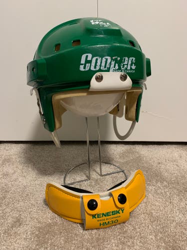 Cooper SK2000 Goalie Combo Vintage Hockey Helmet With HM30 Chin Sling SK 2000