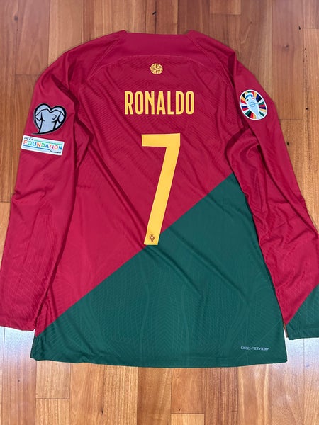 Cristiano Ronaldo Nike Portugal Home Player Issued Jersey Euro