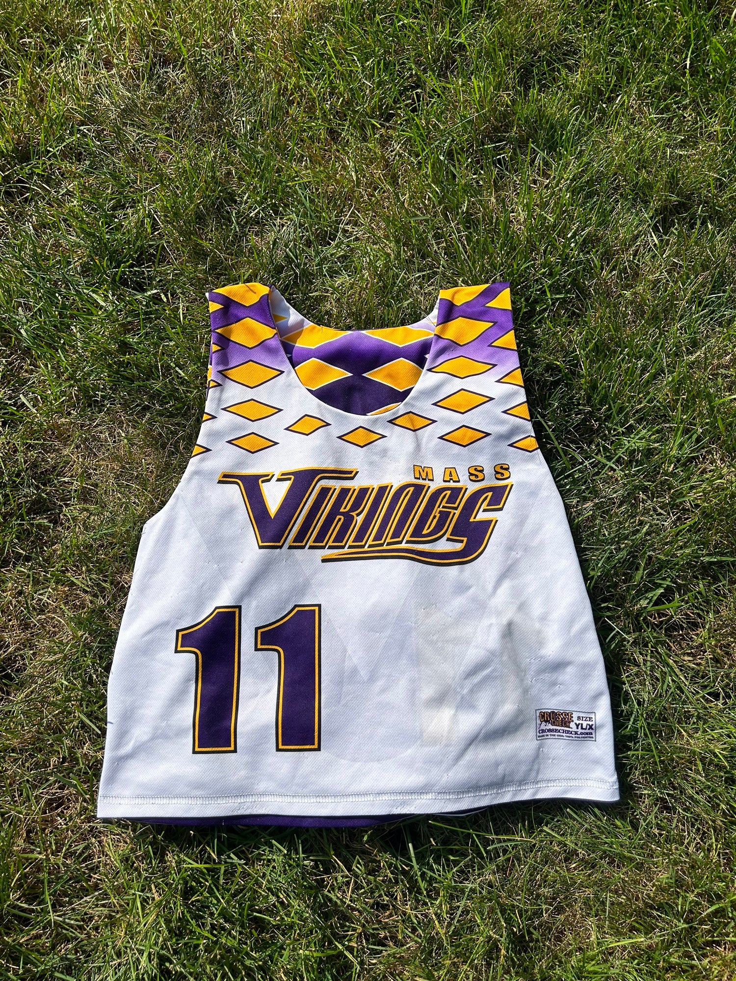 RARE Mass Vikings Game Jersey / Pinnie - #11