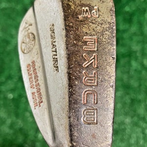 Burke Signature PGA Pitching Wedge RH Stiff Steel 34.5 Inches With Vintage Grip