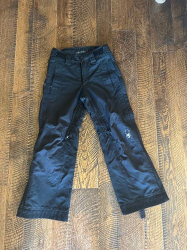 Black Men's Adult Used XS Spyder Ski Pants