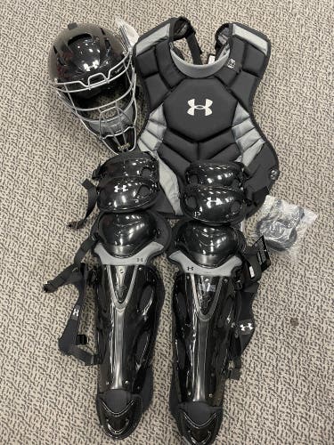 Under Armour Black Converge 2 Pro Adult Catchers set
