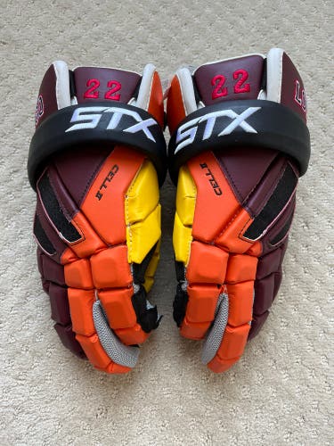 New STX 13" Cell II Lacrosse Gloves