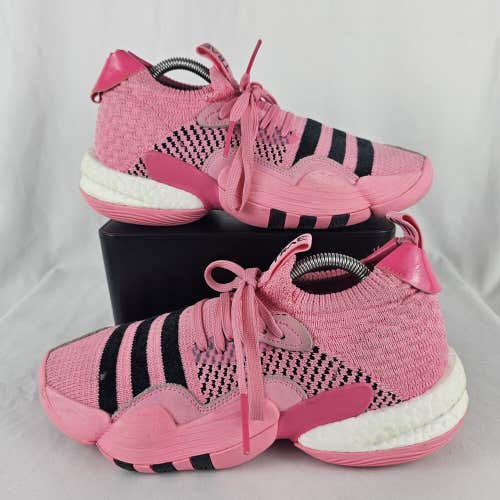 adidas Trae Young 2 Mid Pink Trap House Mens Size 7.5, Womens 8.5 Sneakers