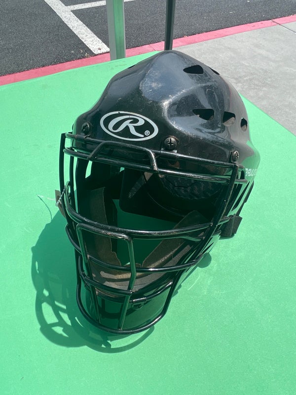 Pro ☑ Mark Baseball/Softball Catchers/Umpires Face Mask FMM10L Black *USED*