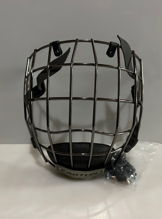 New Easton E700FM Gunmetal Grey / Black Medium Hockey Cage