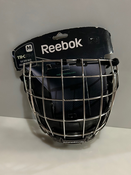 New Reebok FM 11K Silver Medium Hockey Cage