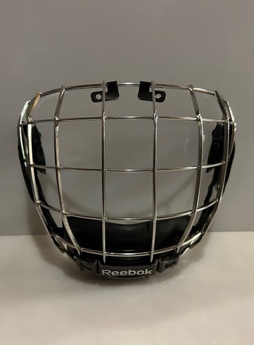 New Reebok FM 11K Silver Small Hockey Cage