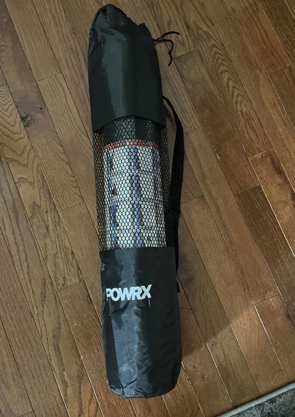 Yoga mat, With Carry Bag, POWRX brand, black, new in box