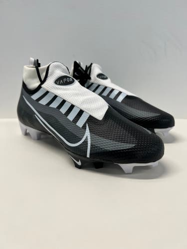 Nike Vapor Edge Pro 360 Football Cleats Black Grey DQ3670-001 Men Size 8.5