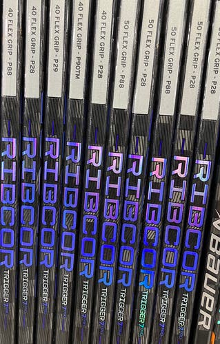 New Junior CCM RibCor Trigger 7 Pro Hockey Stick (bundle 2-pack)