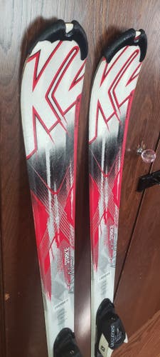 146cm SKIS K2 AMP Strike with SALOMON L10 (EASY TO ADJUST) BINDINGS *USED* CLEAN