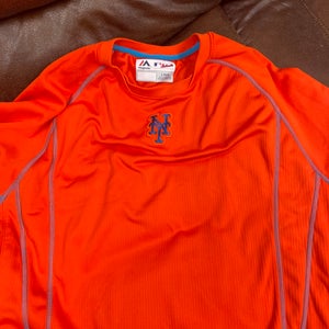 New York Mets Majestic Pullover Size L
