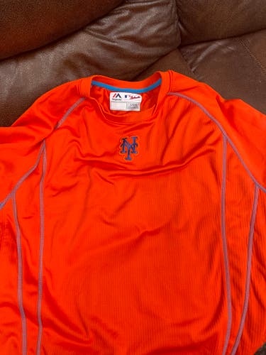 New York Mets Majestic Pullover Size L