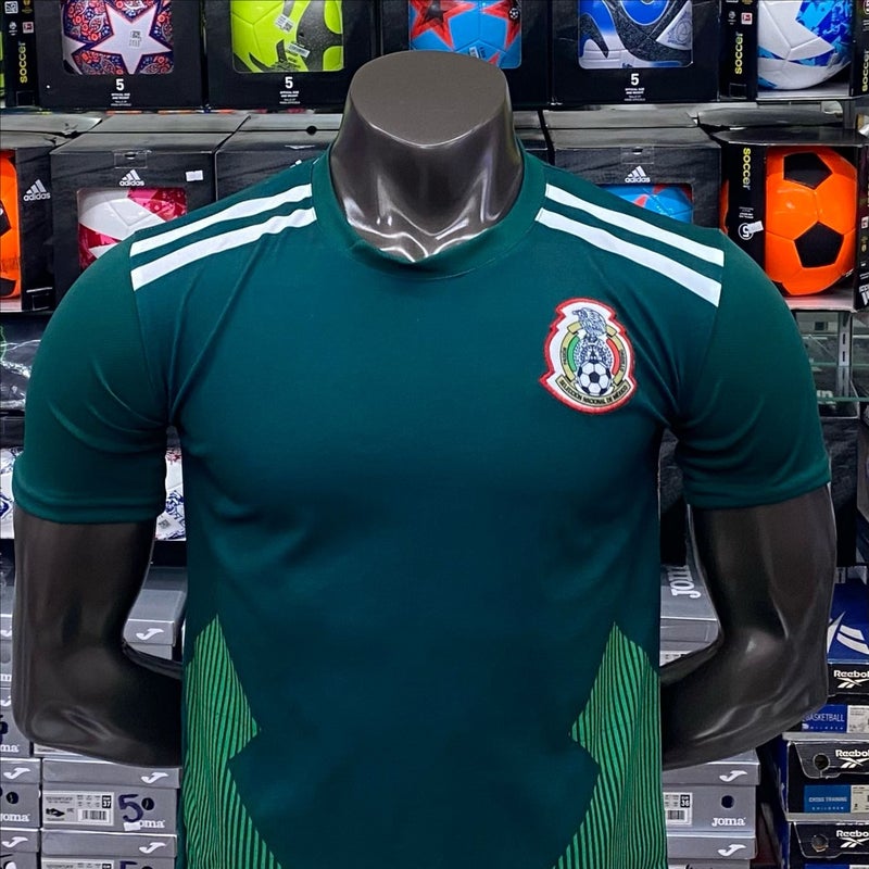 Mexico Soccer Jersey (Red/White)  Men's Soccer Jersey l Mexico