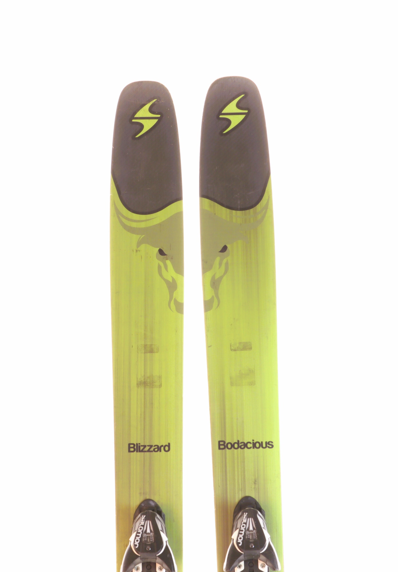 Used 2017 Blizzard Bodacious Skis with Salomon Z12 Bindings Size 185 (Option 230985)