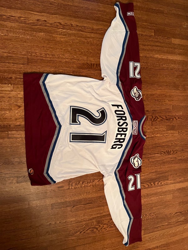 Peter Forsberg Avalanche Home Large CCM Jersey