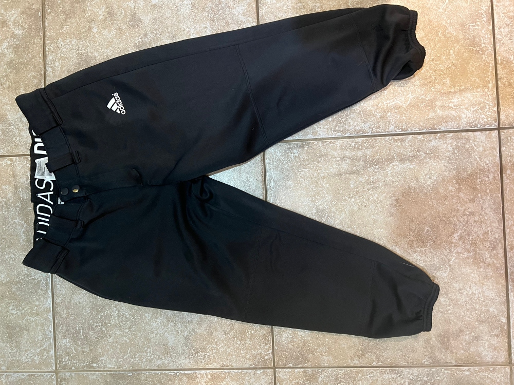 Black Used Medium Adidas Game Pants