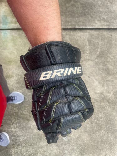 Used Player's Brine 13" Lacrosse Gloves