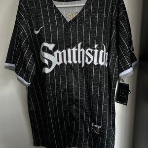 Nike MLB New York Yankees (Josh Donaldson) Men's Replica Baseball Jersey - White/Navy XXL