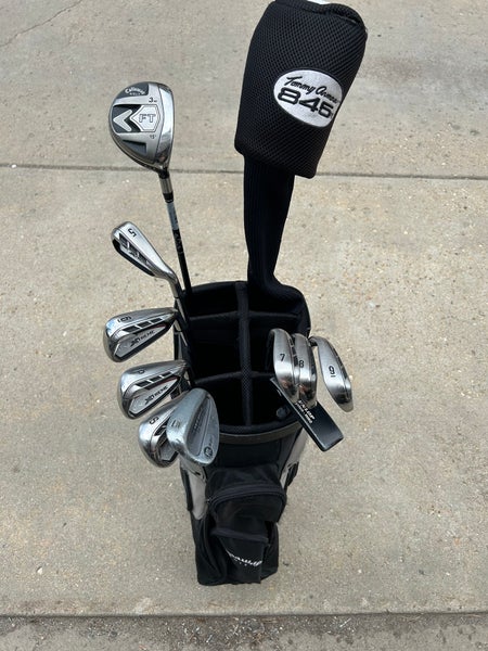 Callaway Xtreme clubs/callaway cart bag