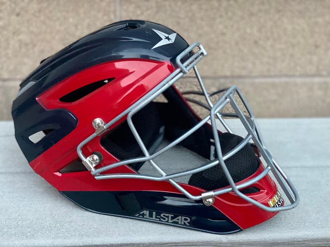 All-Star System 7 Axis Adult/Intermediate   6 1/4-7 Catchers Helmet / Mask - MVP2510