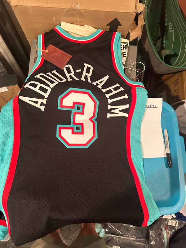 Vancouver Grizzlies Shareef Abdur-Rahim black jersey-NBA NWT by Mitchell & Ness